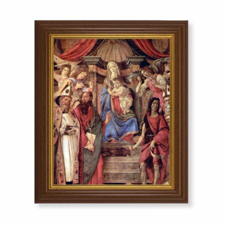 Immaculate Conception Dark Walnut Framed Art