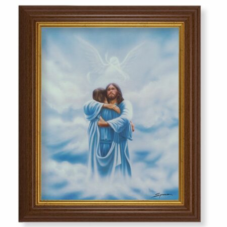 Welcome Home - The Reunion Dark Walnut Framed Art