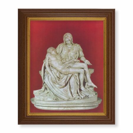 The Pieta Dark Walnut Framed Art