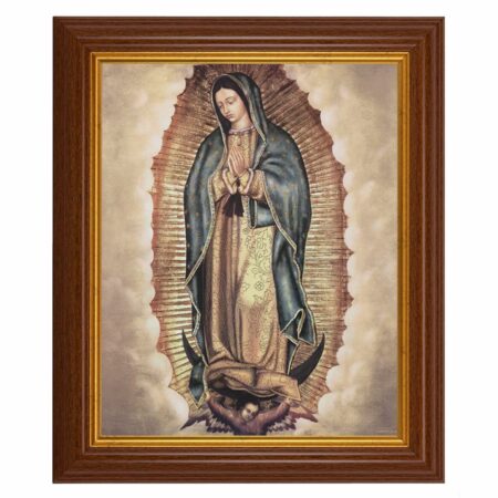 Our Lady of Guadalupe Dark Walnut Framed Art