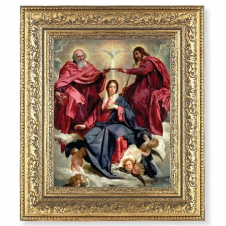 Crowning of Mary Gold-Leaf Antique Framed Art