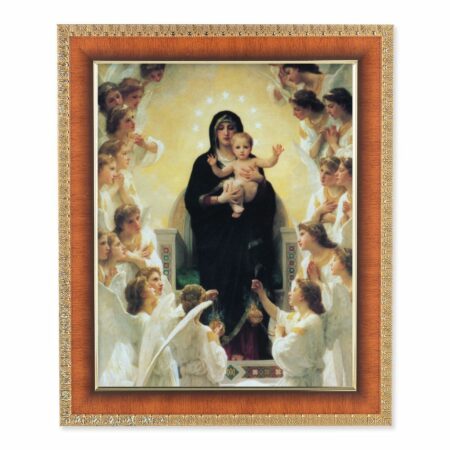Queen of Angels Natural Tiger Cherry Framed Art