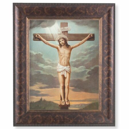 Crucifixion Art-Deco Framed Art