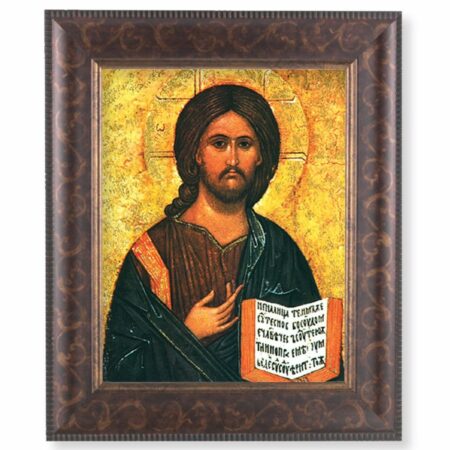 Christ All Knowing Art-Deco Framed Art
