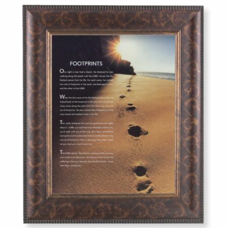 Footprints Art-Deco Framed Art