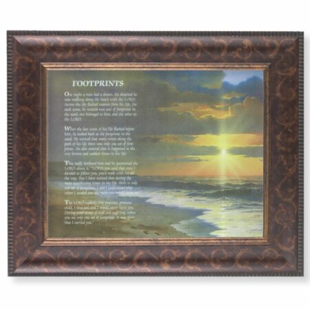 Footprints Art-Deco Framed Art