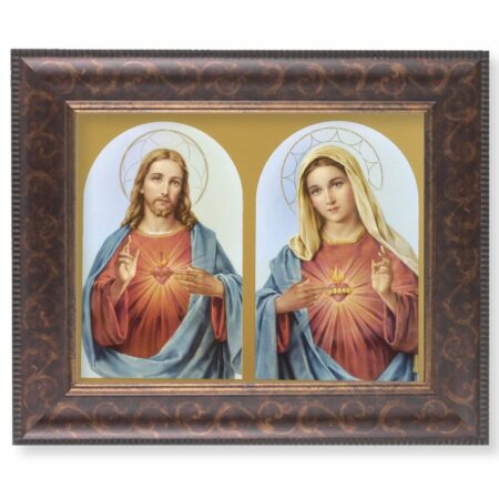 The Sacred Hearts Art-Deco Framed Art