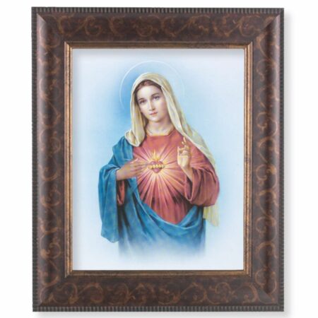 Immaculate Heart of Mary Art-Deco Framed Art