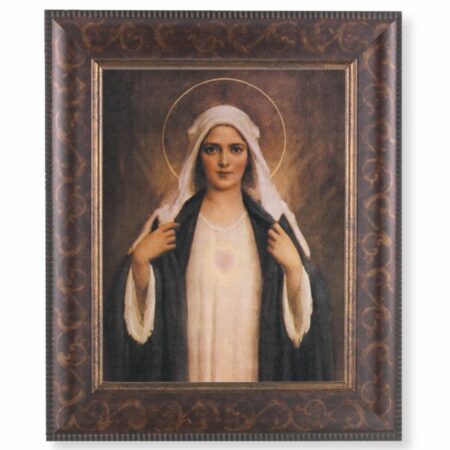Immaculate Heart of Mary Art-Deco Framed Art