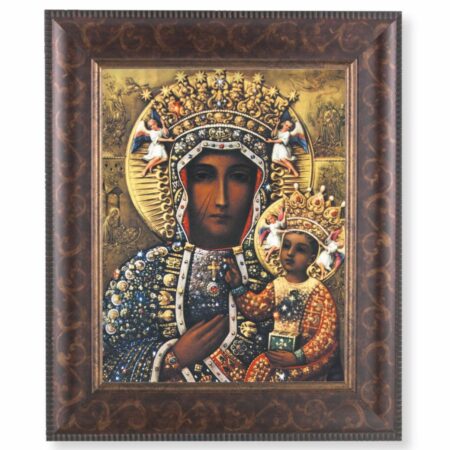 Our Lady of Czestochowa Art-Deco Framed Art