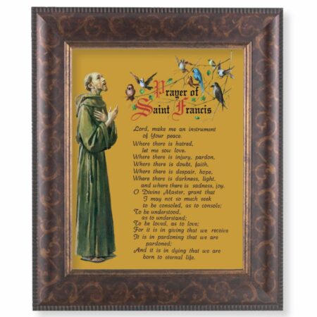 Prayer to St. Francis Art-Deco Framed Art