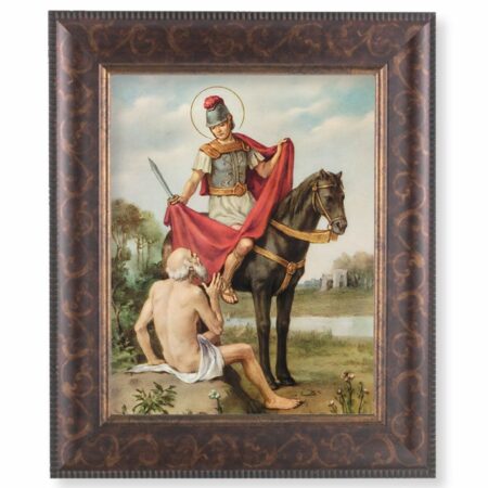 St. Martin of Tours Art-Deco Framed Art