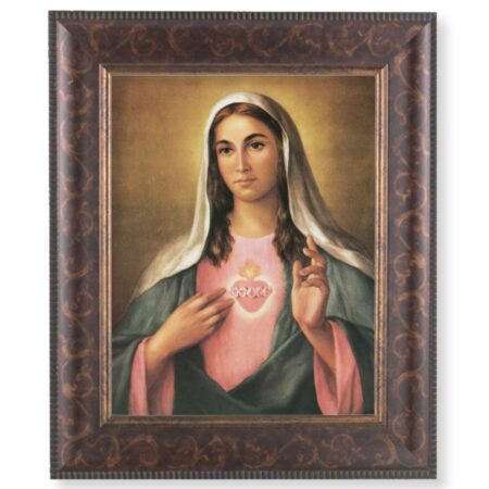 Immaculate Heart of Mary Art-Deco Framed Art