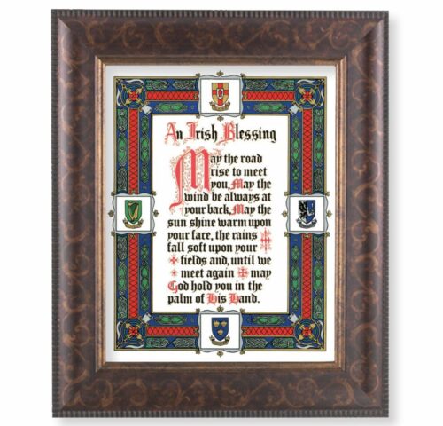 Irish Blessing Art-Deco Framed Art