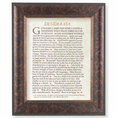 Desiderata Art-Deco Framed Art