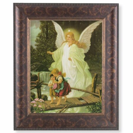 Guardian Angel Art-Deco Framed Art