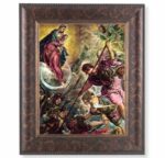 Battle of Archangel St. Michael Art-Deco Framed Art