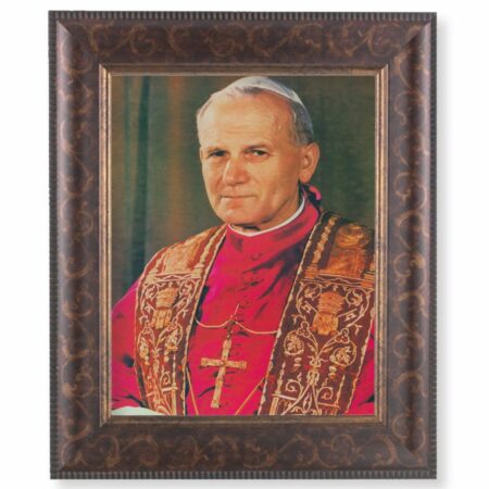Pope John Paul II Art-Deco Framed Art
