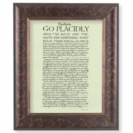 Go Placidly Art-Deco Framed Art