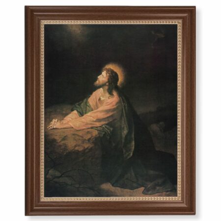 Gethsemane Dark Walnut Framed Art