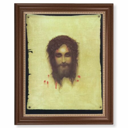 Veronica's Veil Dark Walnut Framed Art