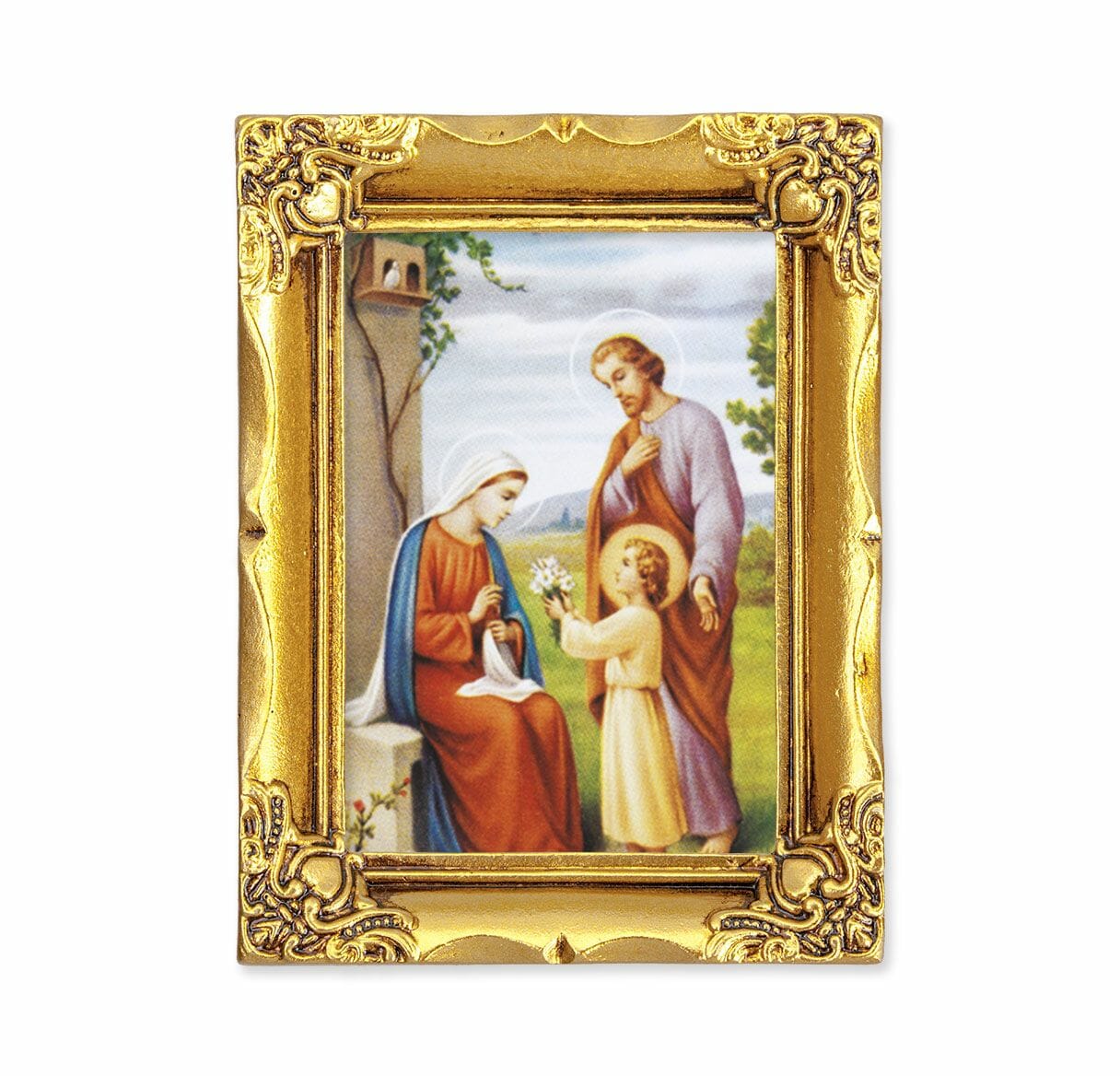 Holy Family Antique Gold Framed Art - Buy Religious Catholic Store