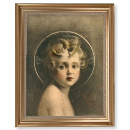 Light of the World Gold Framed Art
