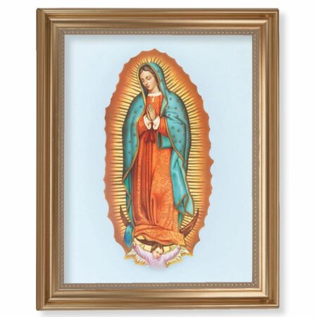 Our Lady of Guadalupe Gold Framed Art