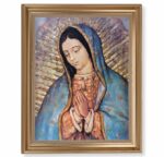Our Lady of Guadalupe Gold Framed Art