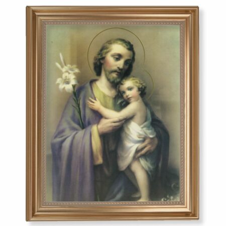 St. Joseph Gold Framed Art
