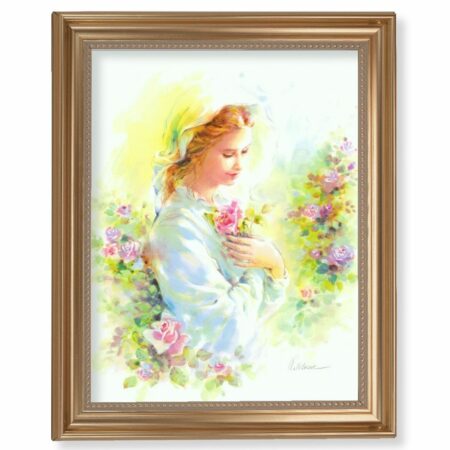 Mystical Rose Gold Framed Art