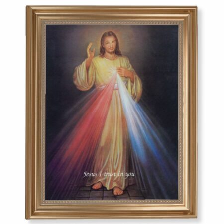 Divine Mercy Gold Framed Art
