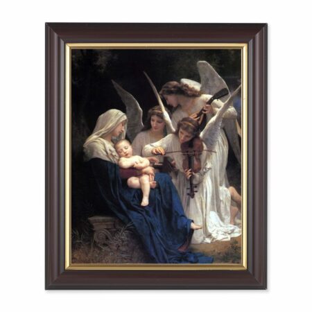 Heavenly Melody Walnut Framed Art