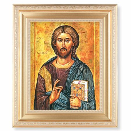 Christ the Teacher Gold Framed Art