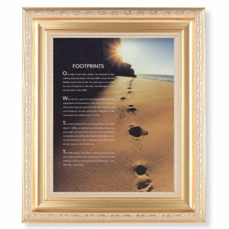 Footprints Gold Framed Art