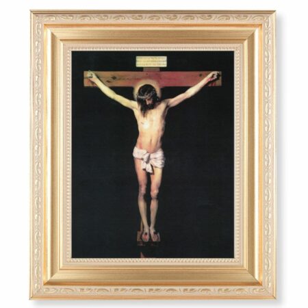Crucifixion Gold Framed Art