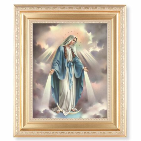 Our Lady of Grace Gold Framed Art
