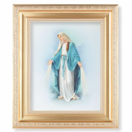 Our Lady of Grace Gold Framed Art