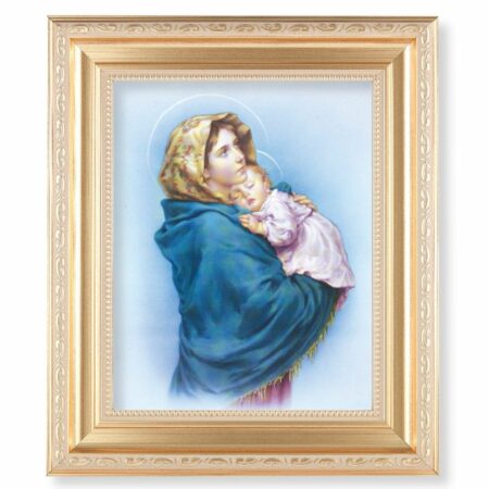 Madonna of the Streets Gold Framed Art