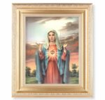 Immaculate Heart of Mary Gold Framed Art
