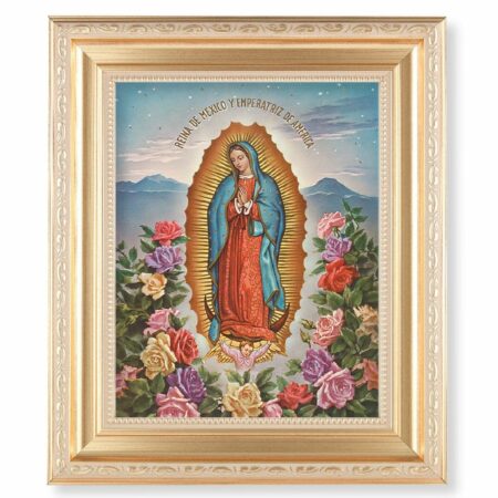 Our Lady of Guadalupe Gold Framed Art