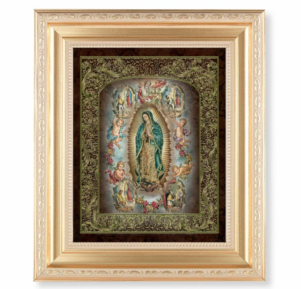 Our Lady of Guadalupe Gold Framed Art - Buy Religious Catholic Store