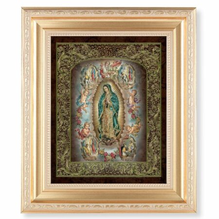 Our Lady of Guadalupe Gold Framed Art