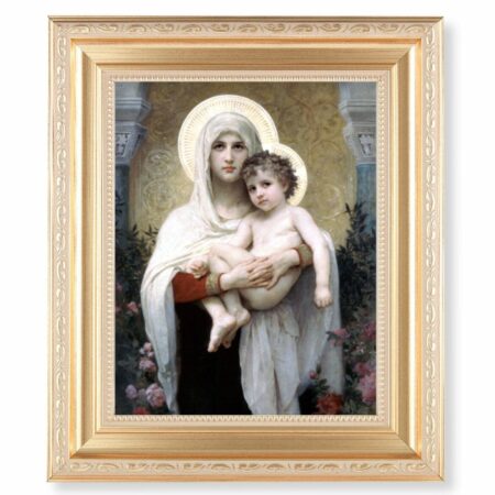 Madonna and Child Gold Framed Art