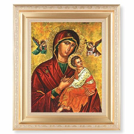 Our Lady of Passion Gold Framed Art