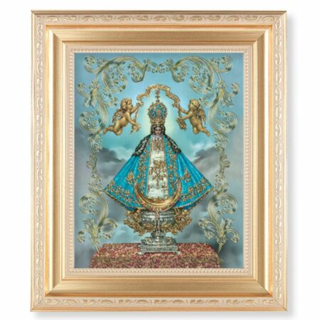 Virgen de San Juan Gold Framed Art