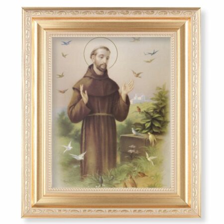 St. Francis Gold Framed Art