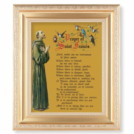 Prayer of St. Francis Gold Framed Art