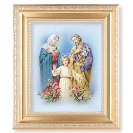Holy Family Gold Framed Art