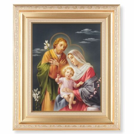 Holy Family Gold Framed Art